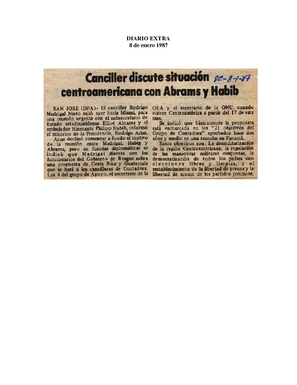 Diario Extra Canciller situación centroamericana.pdf