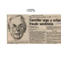 Elecciones generales de febrero de 1990 Canciller urge a evitar fraude sandinista.pdf