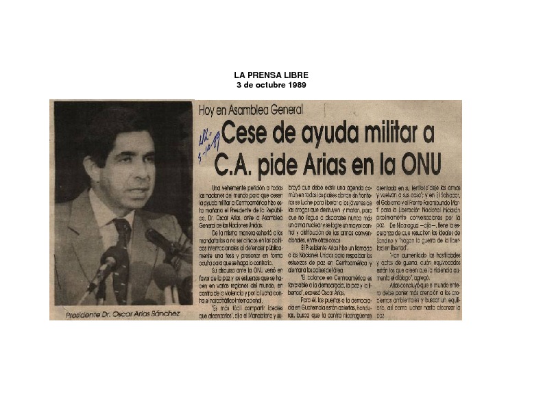 La Prensa Libre Cese de ayuda militar a CA pide Arias en la ONU.pdf