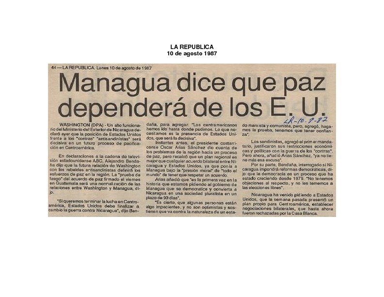 La República Managua dice que paz dependerá de los EU.pdf