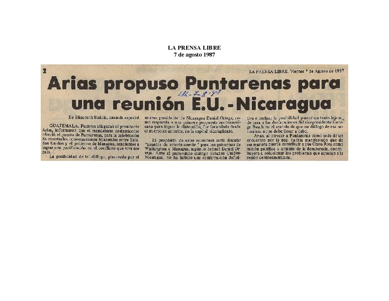 La Prensa Libre Arias propuso Puntarenas para una reunión EU Nicaragua.pdf