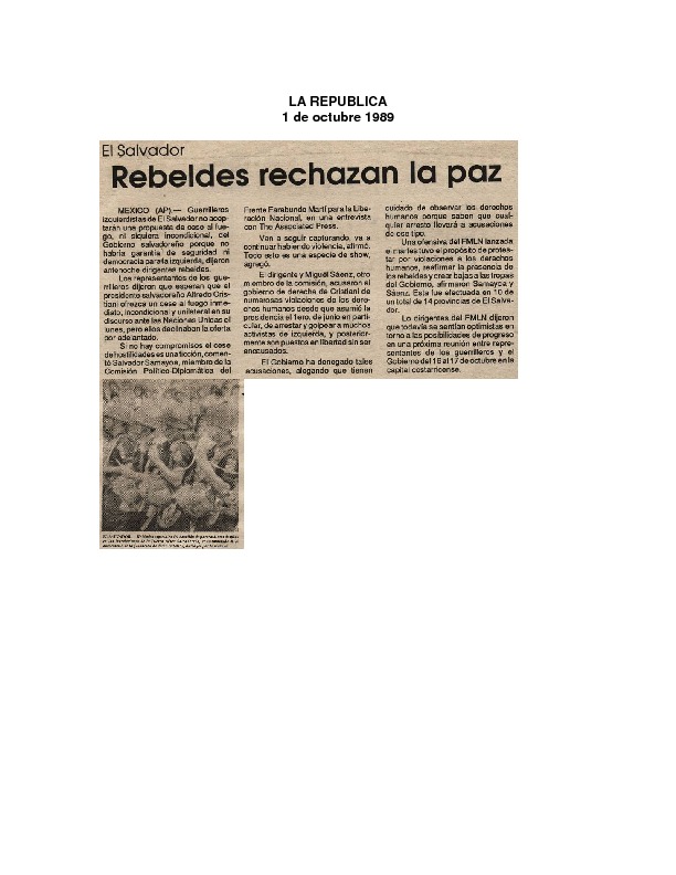 La República Rebeldes rechazan la paz.pdf