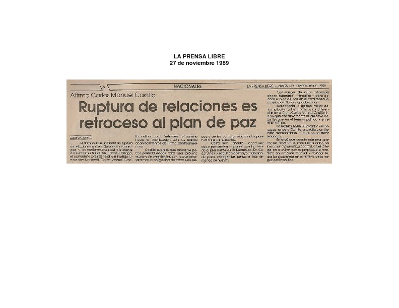 La Prensa Libre Ruptura de relaciones es retroceso al Plan de Paz.pdf