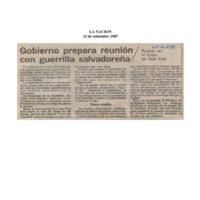 La Nación Gobierno prepara reunión con guerrilla salvadoreña.pdf