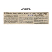 Diario Extra Reagan no abandonará a los contras.pdf