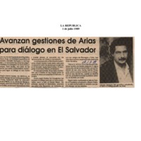 La República Avanzan gestiones de Arias para diálogo en El Salvador.pdf