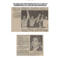 Diario las Américas Dice Arias que tiene pruebas de que la URSS ha incrementado su ayuda militar a Nicaragua.pdf