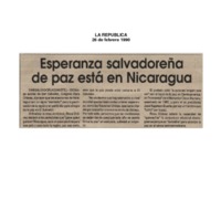 Esperanza salvadoreña de paz está en Nicaragua..pdf